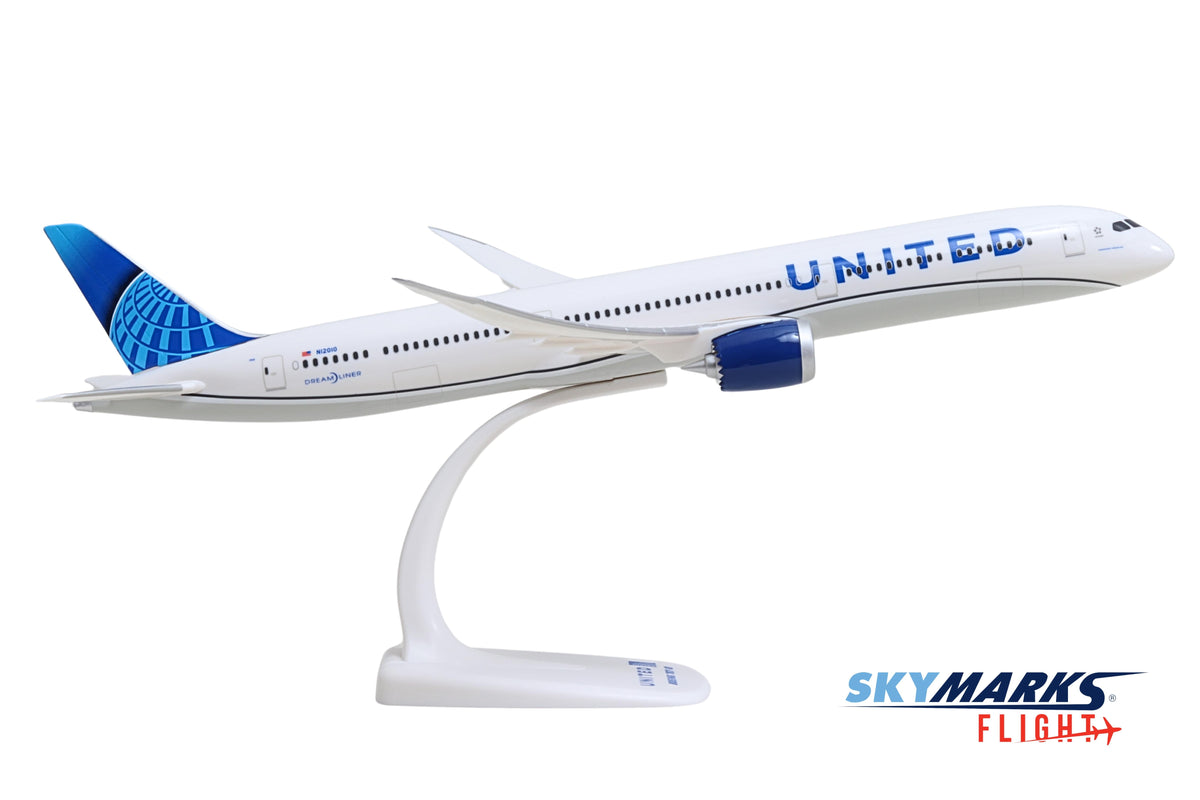SKYMARKS FLIGHT UNITED 787-10 1/200 (**) The Airplane Shop.