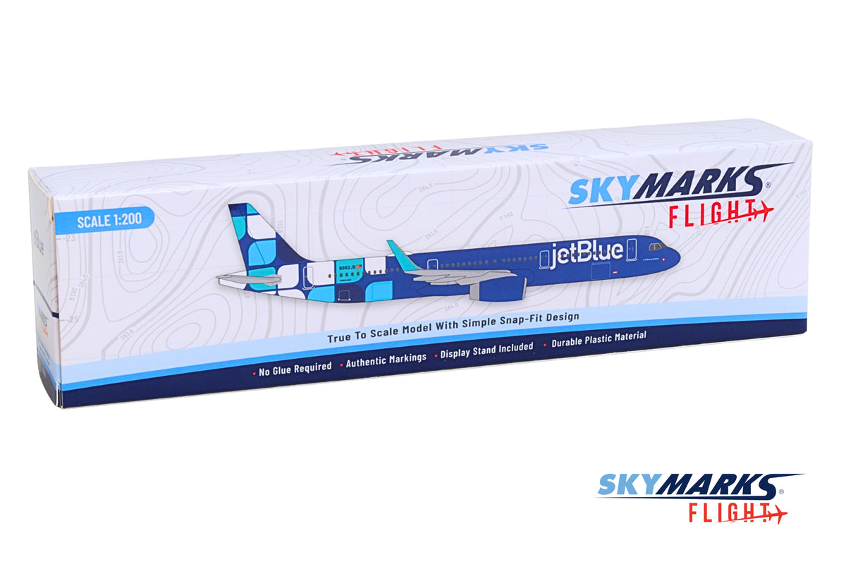 SKYMARKS FLIGHT JETBLUE A321 1/200 The Airplane Shop.