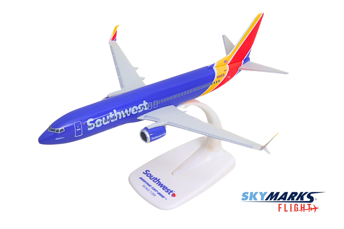SKYMARKS FLIGHT SOUTHWEST 737-800 1/200 The Airplane Shop.