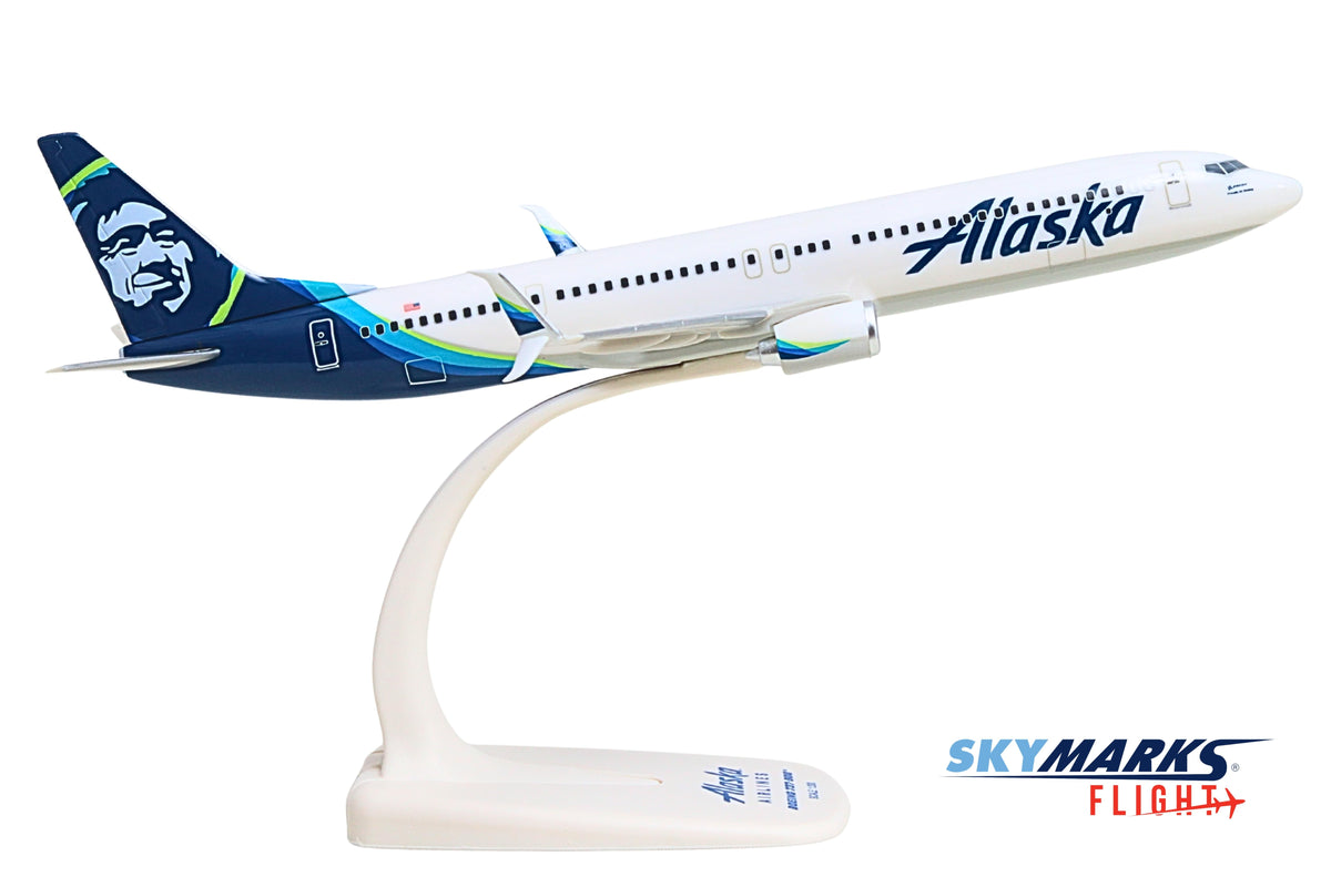 SKYMARKS FLIGHT ALASKA 737-900 1/200 The Airplane Shop.