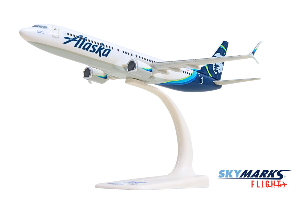 SKYMARKS FLIGHT ALASKA 737-900 1/200 The Airplane Shop.