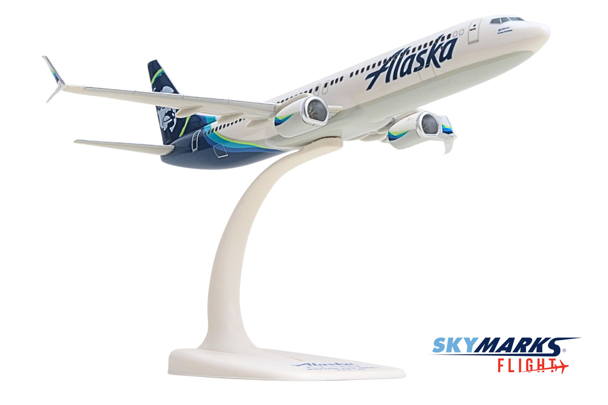 SKYMARKS FLIGHT ALASKA 737-900 1/200 The Airplane Shop.