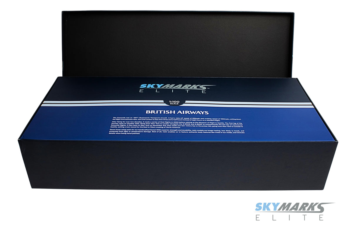 SKYMARKSELITE BRITISH AIRWAYS CONCORDE 1/100 The Airplane Shop.