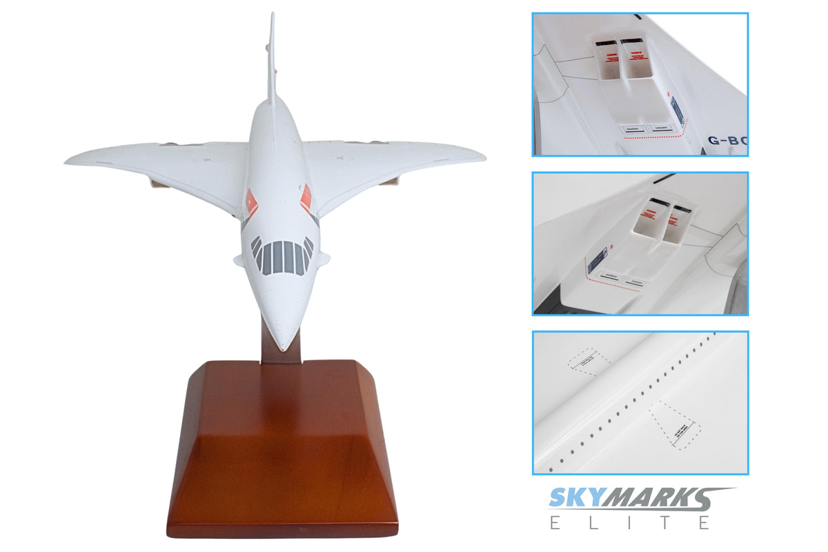 SKYMARKSELITE BRITISH AIRWAYS CONCORDE 1/100 The Airplane Shop.
