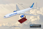 SKYMARKSELITE UNITED 777-300ER 1/100 2019 LIVERY The Airplane Shop.