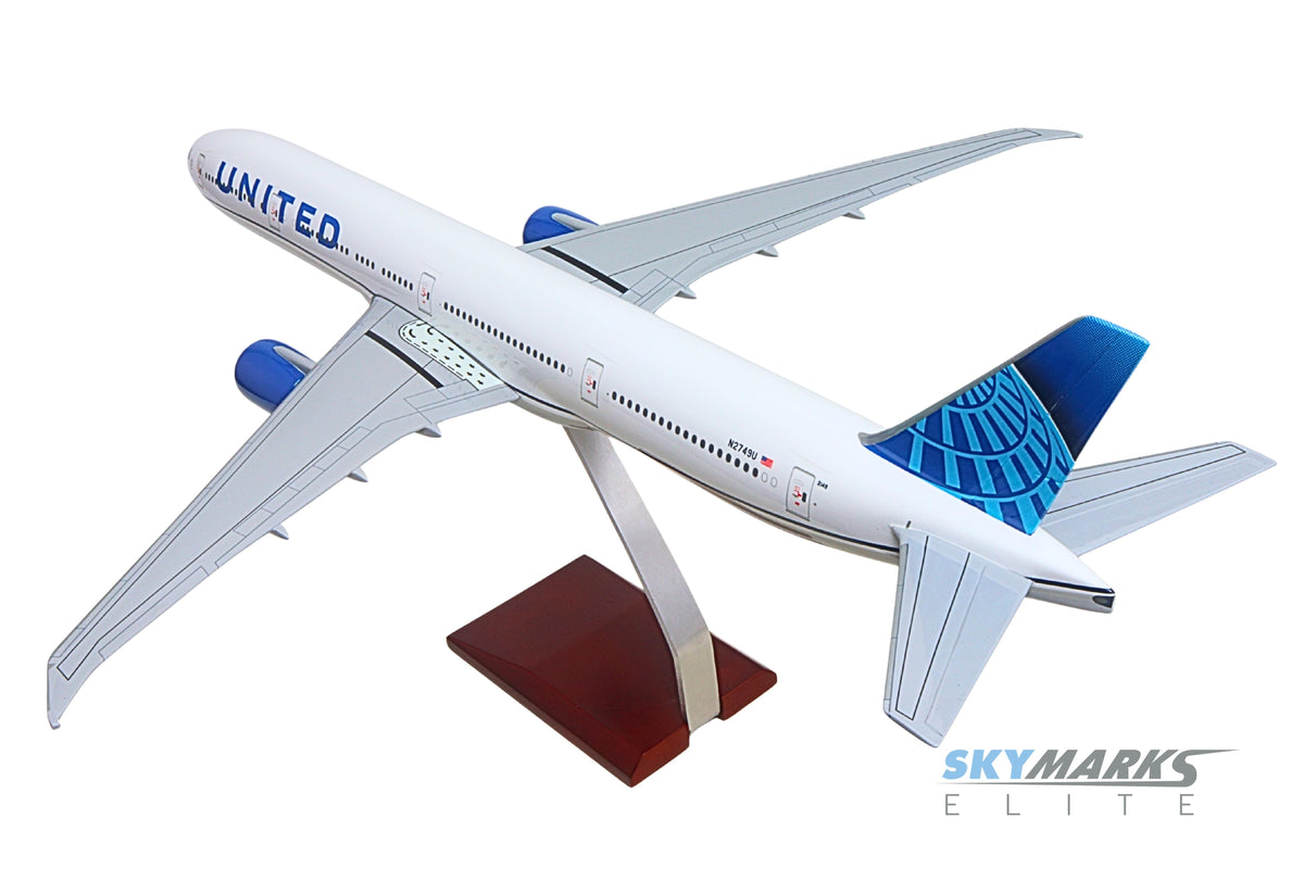 SKYMARKSELITE UNITED 777-300ER 1/100 2019 LIVERY The Airplane Shop.