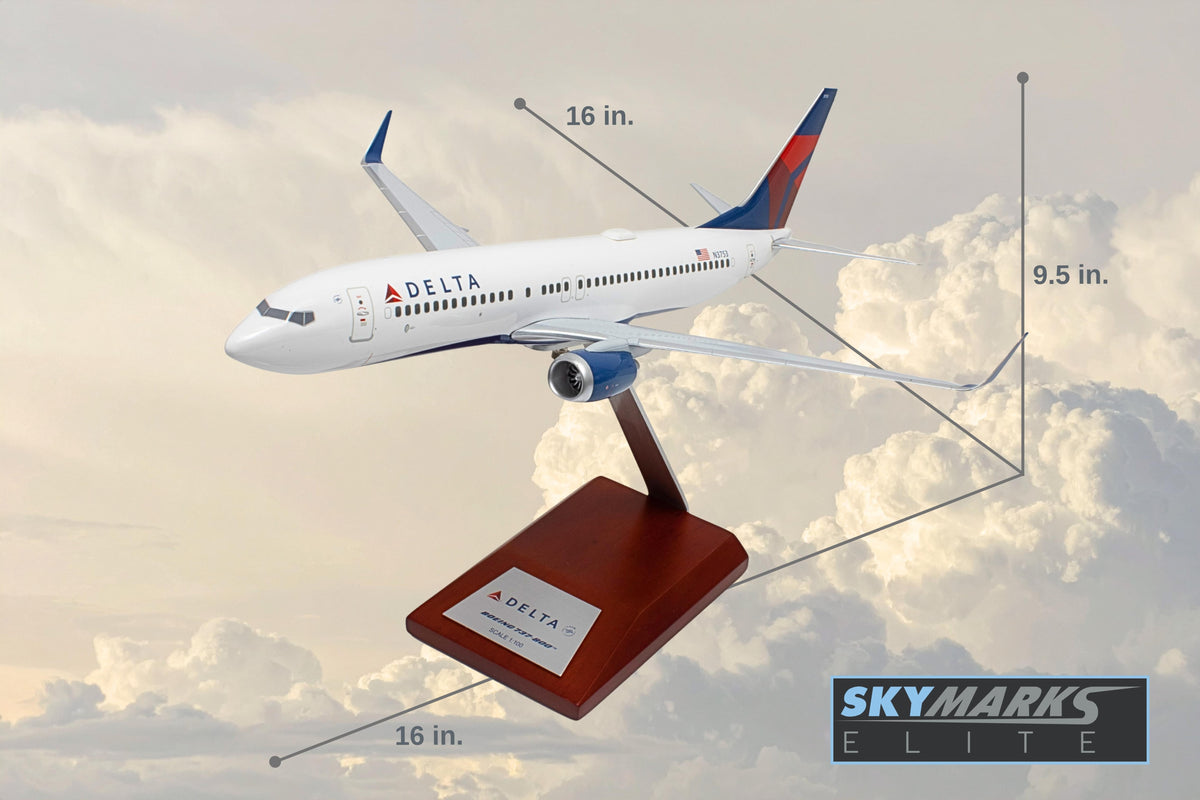SKYMARKSELITE DELTA 737-800 1/100 The Airplane Shop.