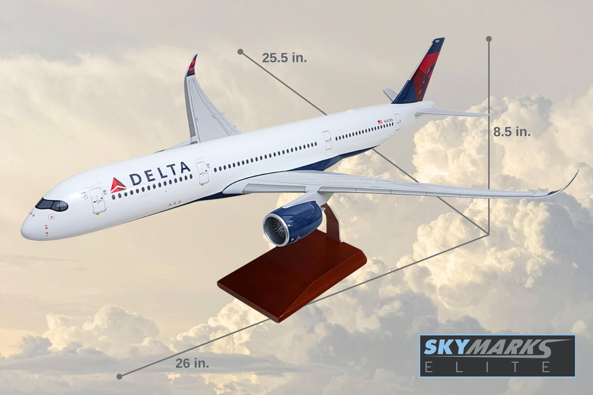 SKYMARKSELITE DELTA A350-900 1/100 The Airplane Shop.