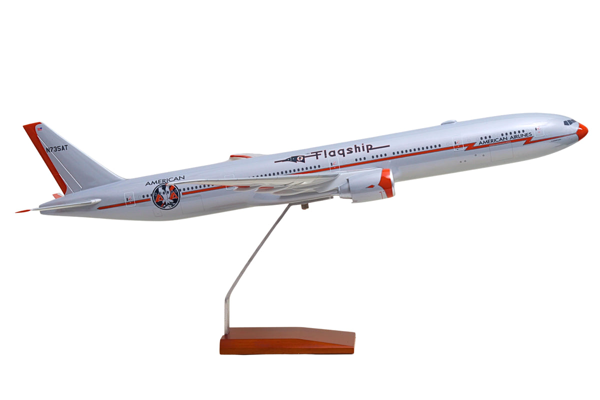 SKYMARKSELITE AMERICAN 777-300 1/100 FLAGSHIP The Airplane Shop.