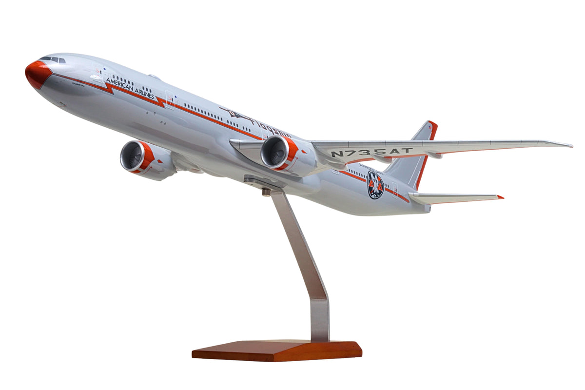 SKYMARKSELITE AMERICAN 777-300 1/100 FLAGSHIP The Airplane Shop.