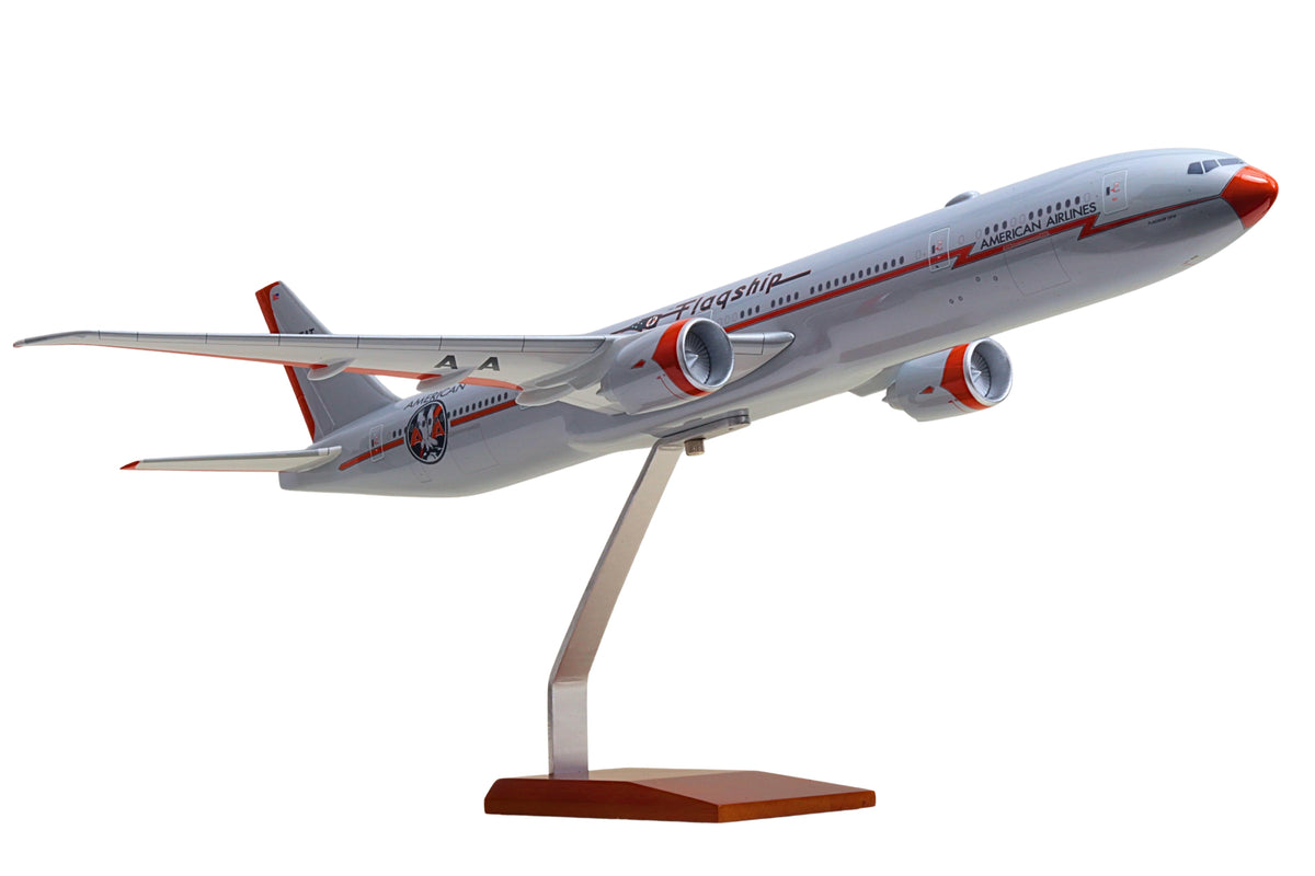 SKYMARKSELITE AMERICAN 777-300 1/100 FLAGSHIP The Airplane Shop.