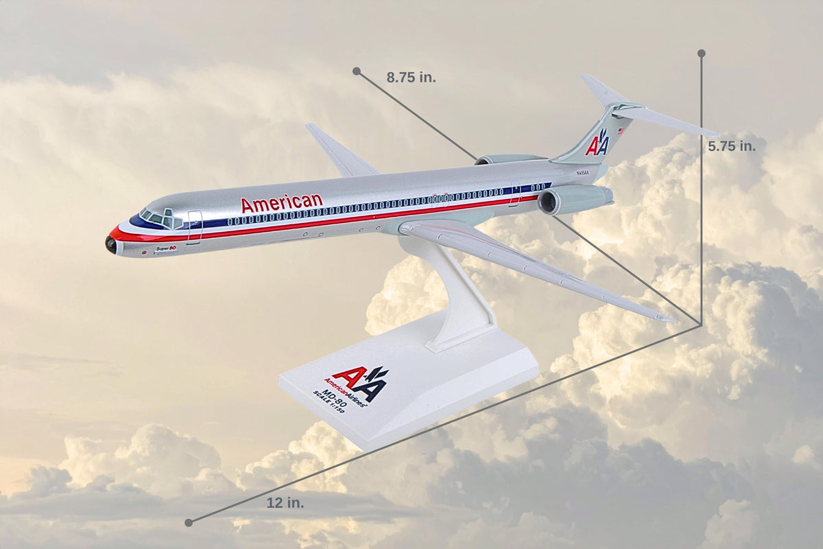 SKYMARKS AMERICAN AIRLINES MD-80 1/150 OLD LIVERY The Airplane Shop.