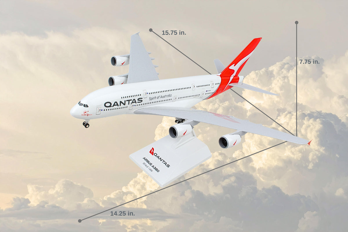 SKYMARKS QANTAS A380 1/200 W/GEAR The Airplane Shop.