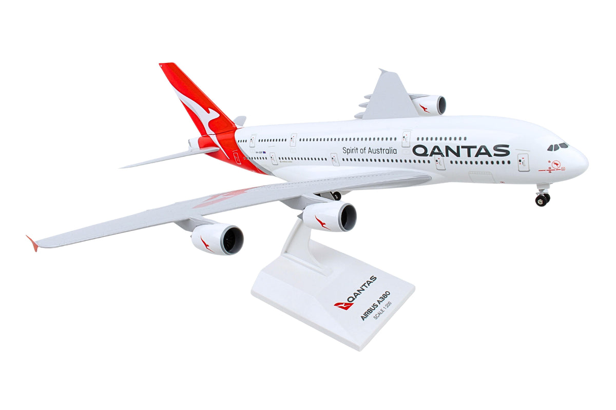 SKYMARKS QANTAS A380 1/200 W/GEAR The Airplane Shop.