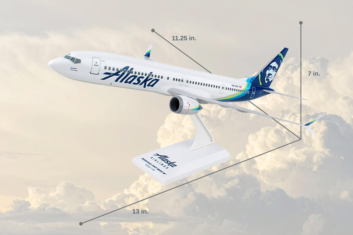 SKYMARKS ALASKA 737MAX9 1/130 The Airplane Shop.