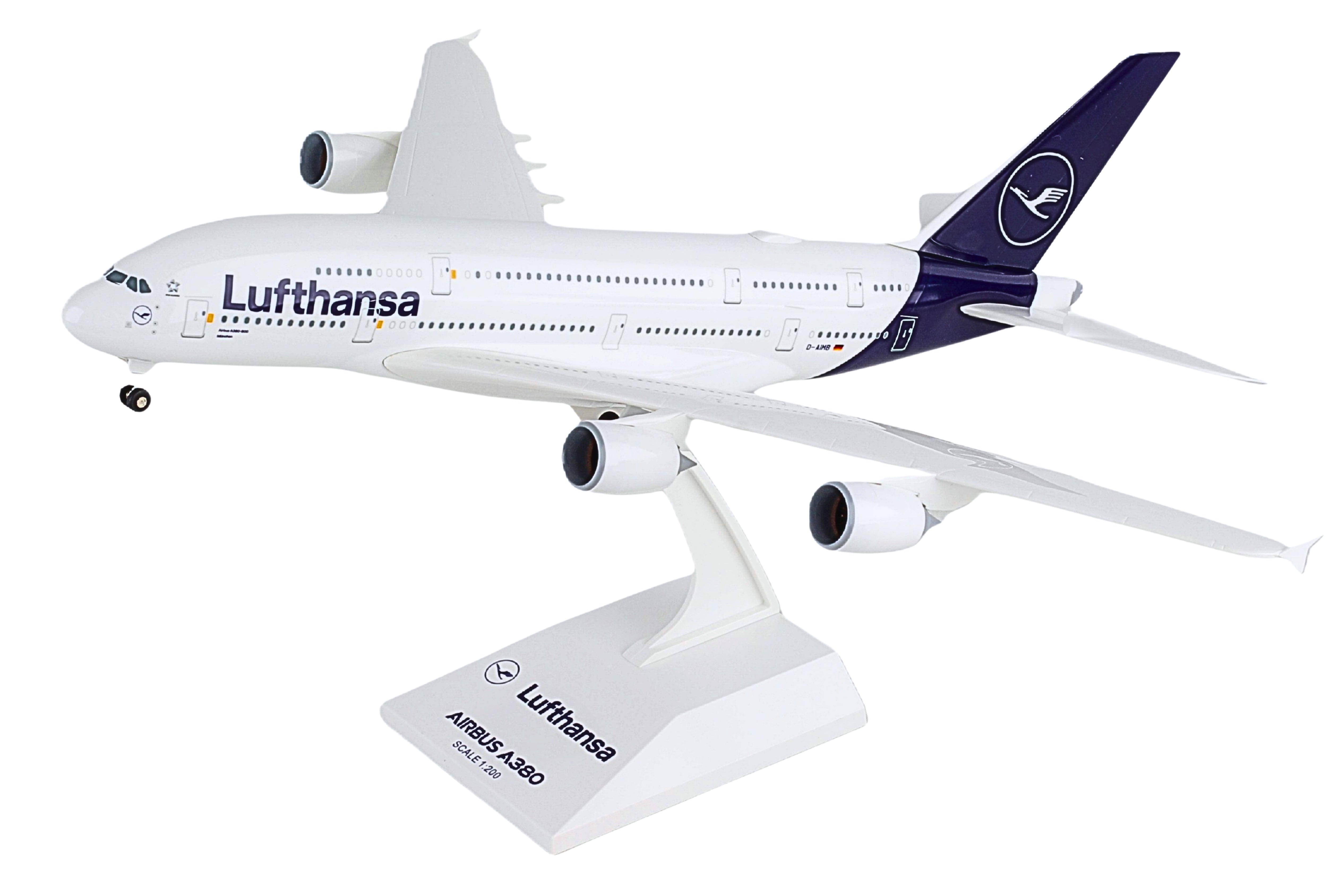 SKYMARKS LUFTHANSA A380 1/200 W/GEAR NEW LIVERY