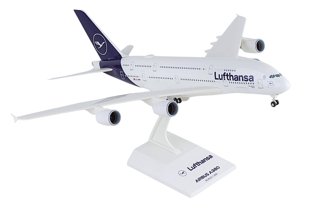 SKYMARKS LUFTHANSA A380 1/200 W/GEAR NEW LIVERY The Airplane Shop.