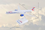 SKYMARKS BRITISH A350-1000 1/200 The Airplane Shop.