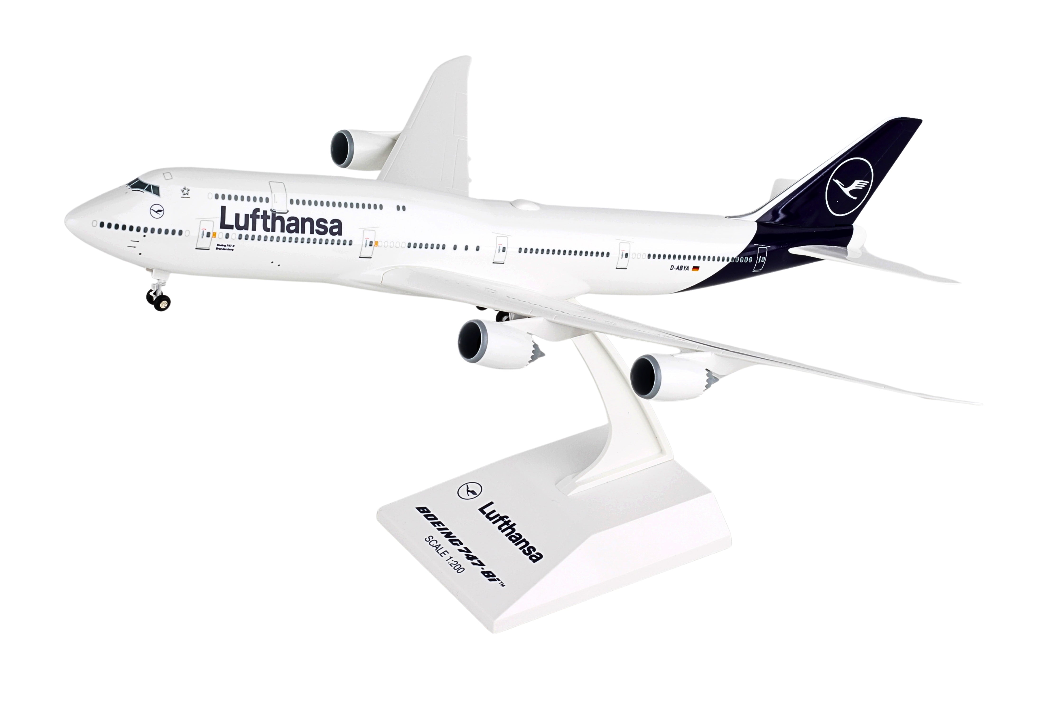 SKYMARKS LUFTHANSA 747-8I 1/200 W/GEAR NEW LIVERY