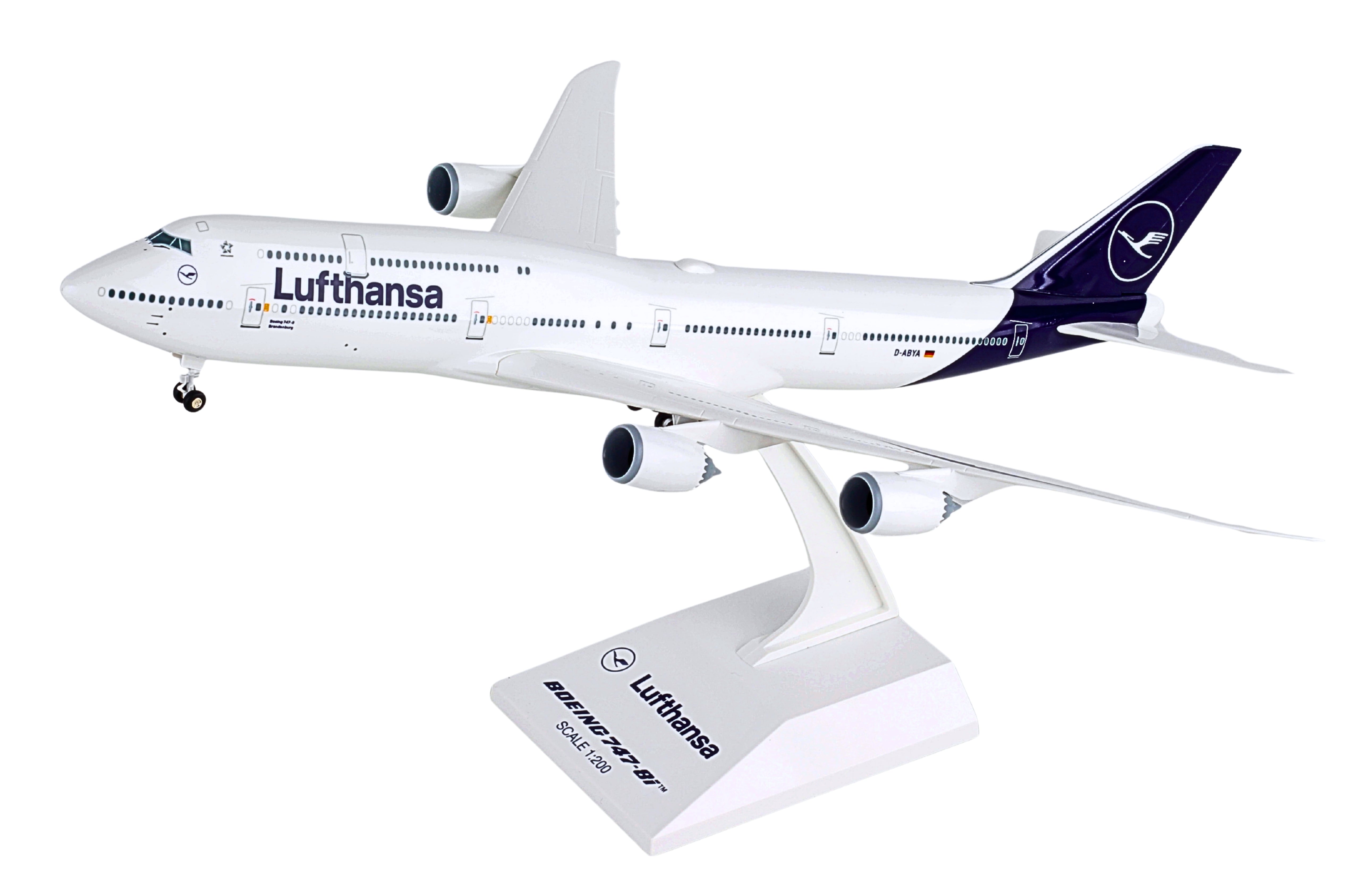 SKYMARKS LUFTHANSA 747-8I 1/200 W/GEAR NEW LIVERY