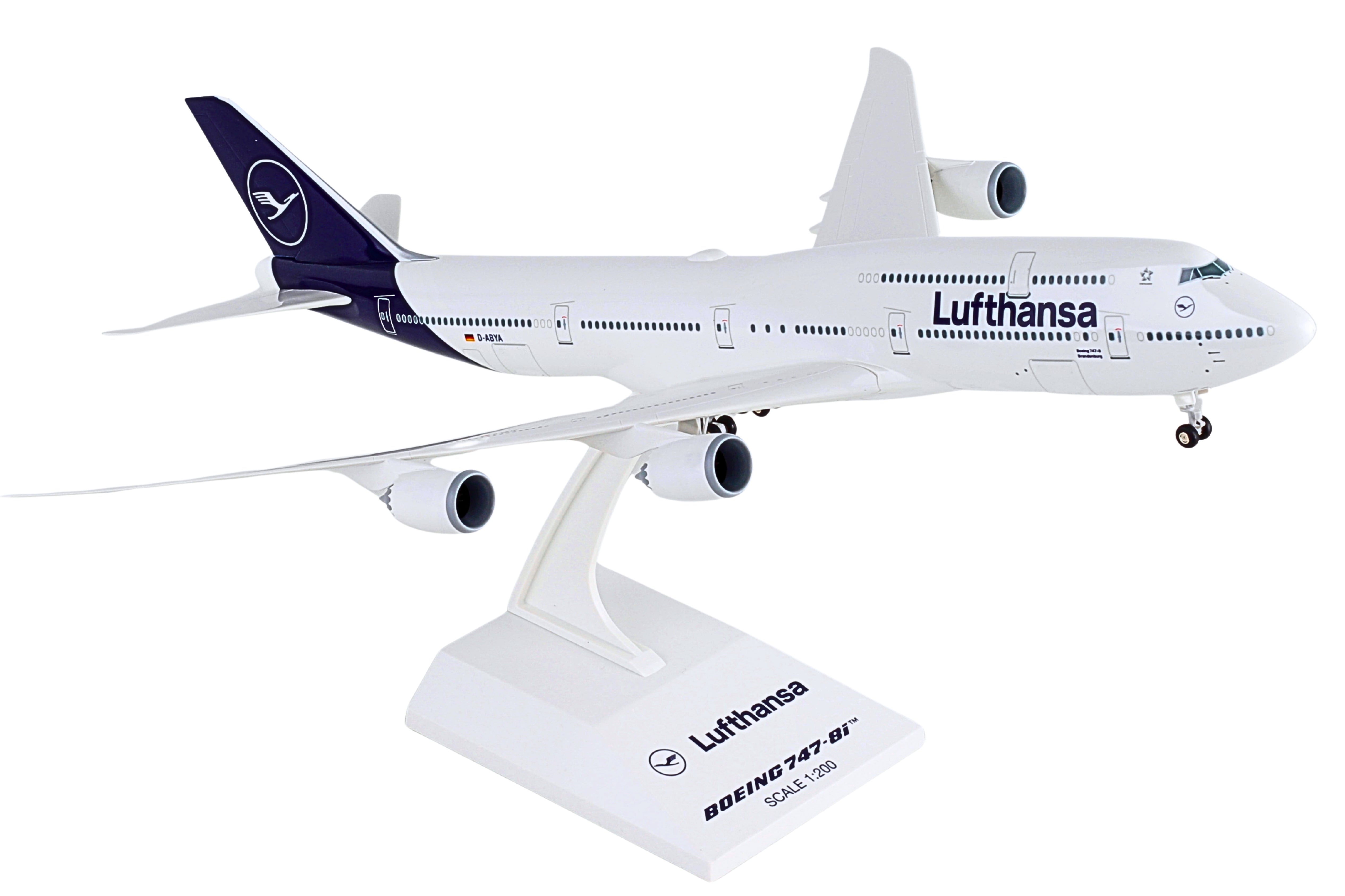 SKYMARKS LUFTHANSA 747-8I 1/200 W/GEAR NEW LIVERY