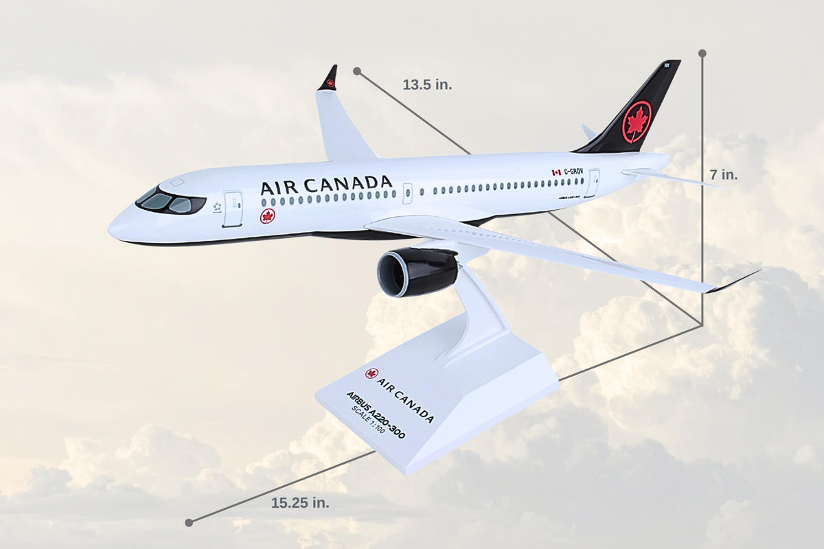 SKYMARKS AIR CANADA A220-300 1/100 The Airplane Shop.