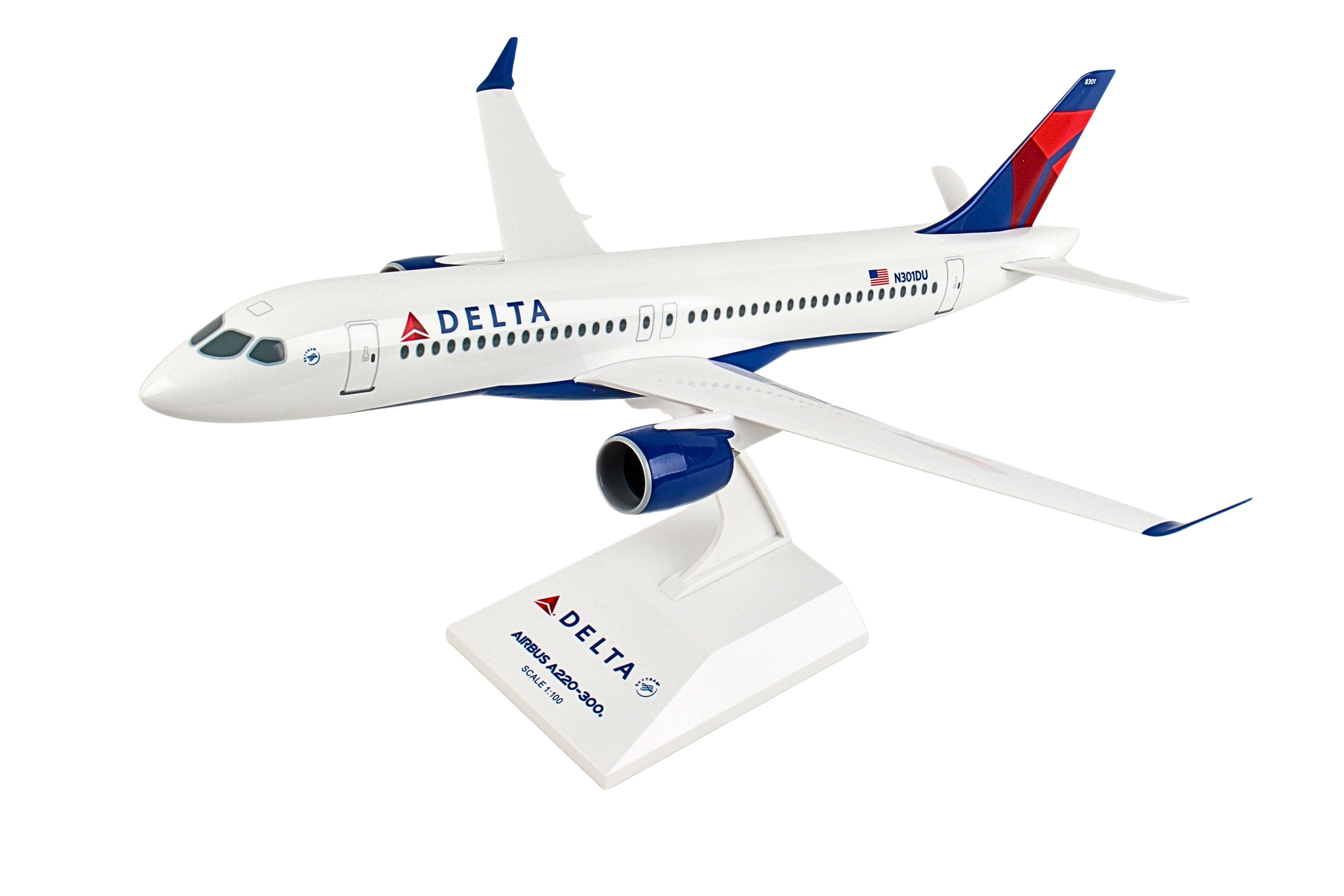 SKYMARKS DELTA A220-300 1/100 REG#N301DU