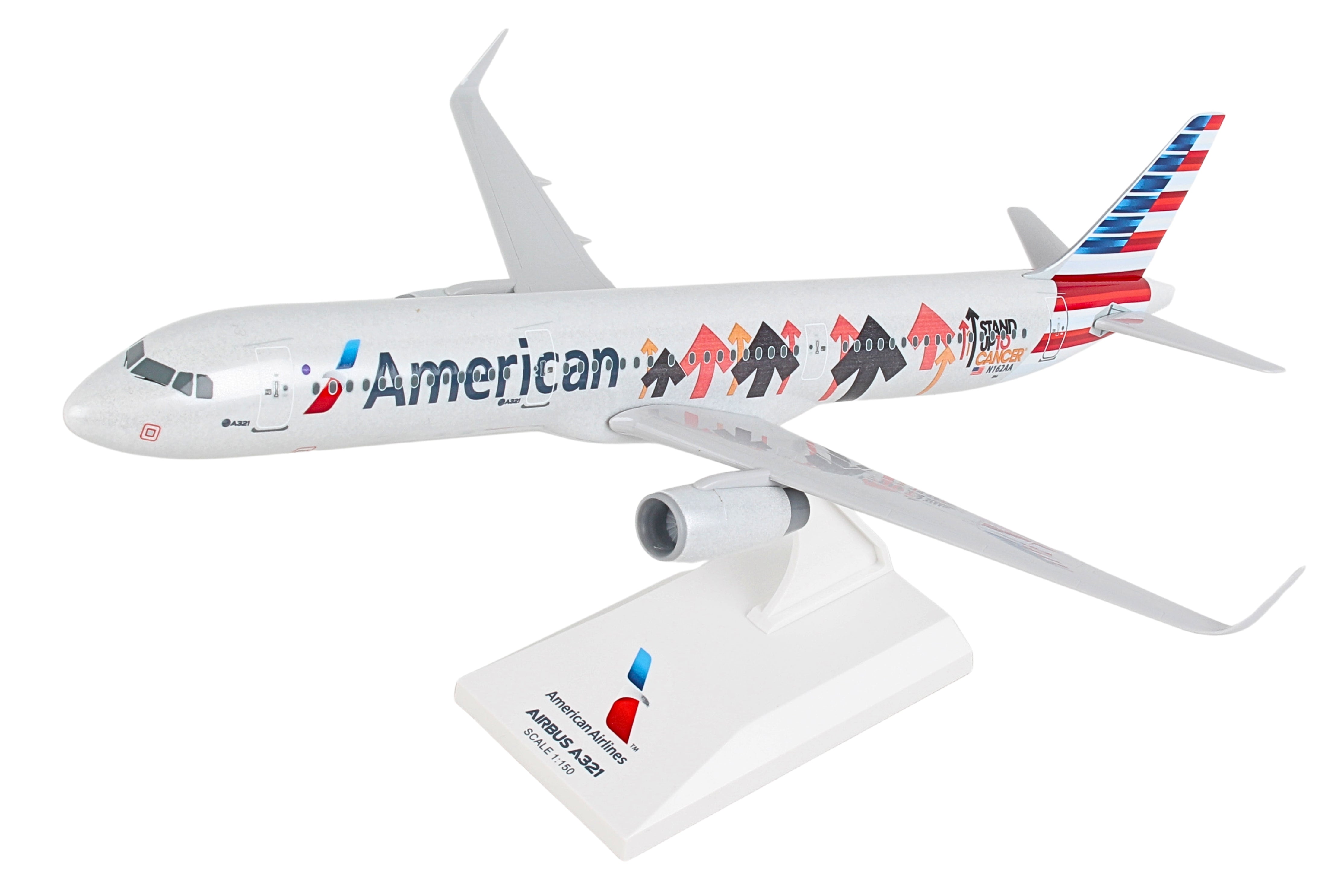 SKYMARKS AMERICAN A321 1/150 STAND UP 2CANCER (**)