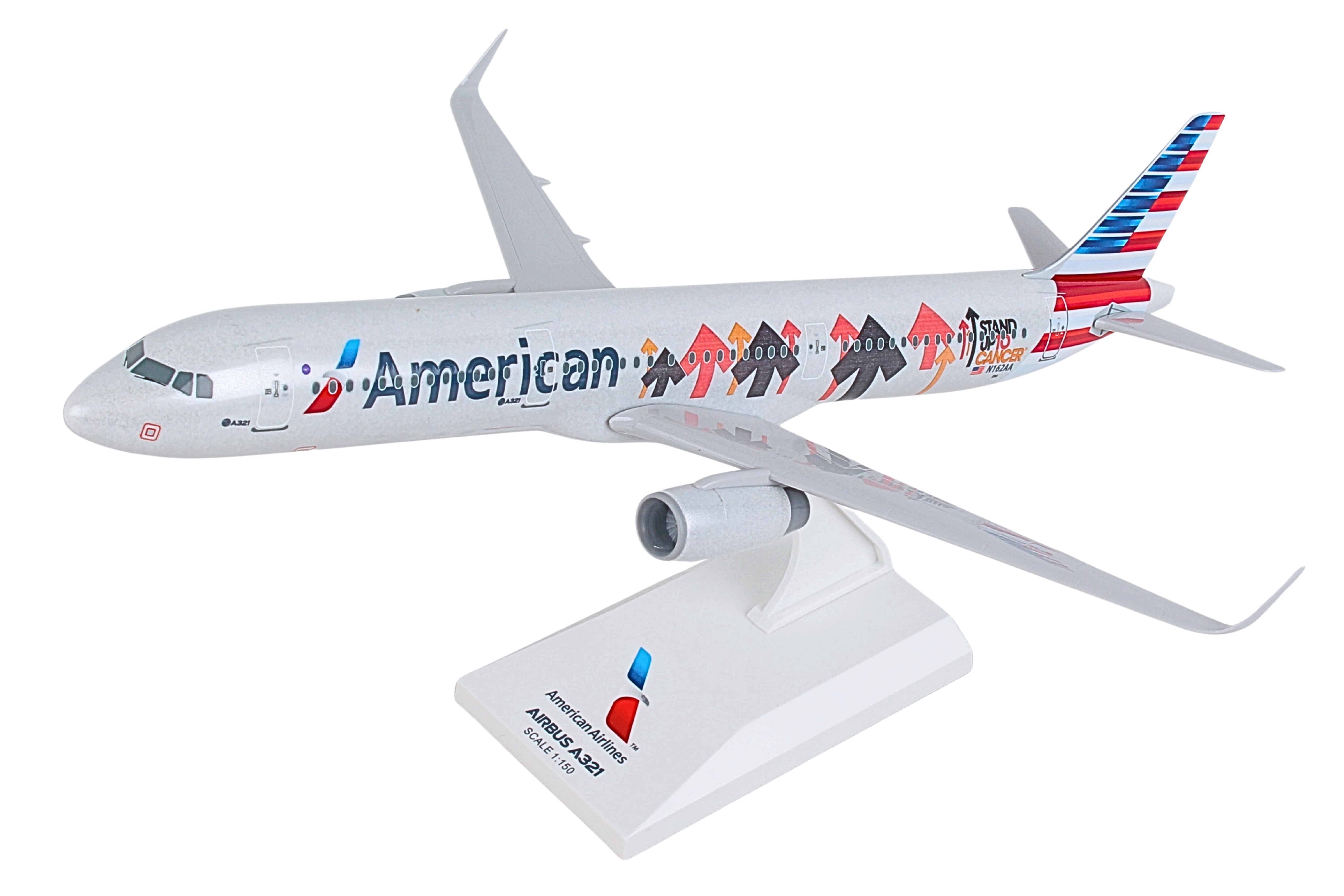 SKYMARKS AMERICAN A321 1/150 STAND UP 2CANCER (**)