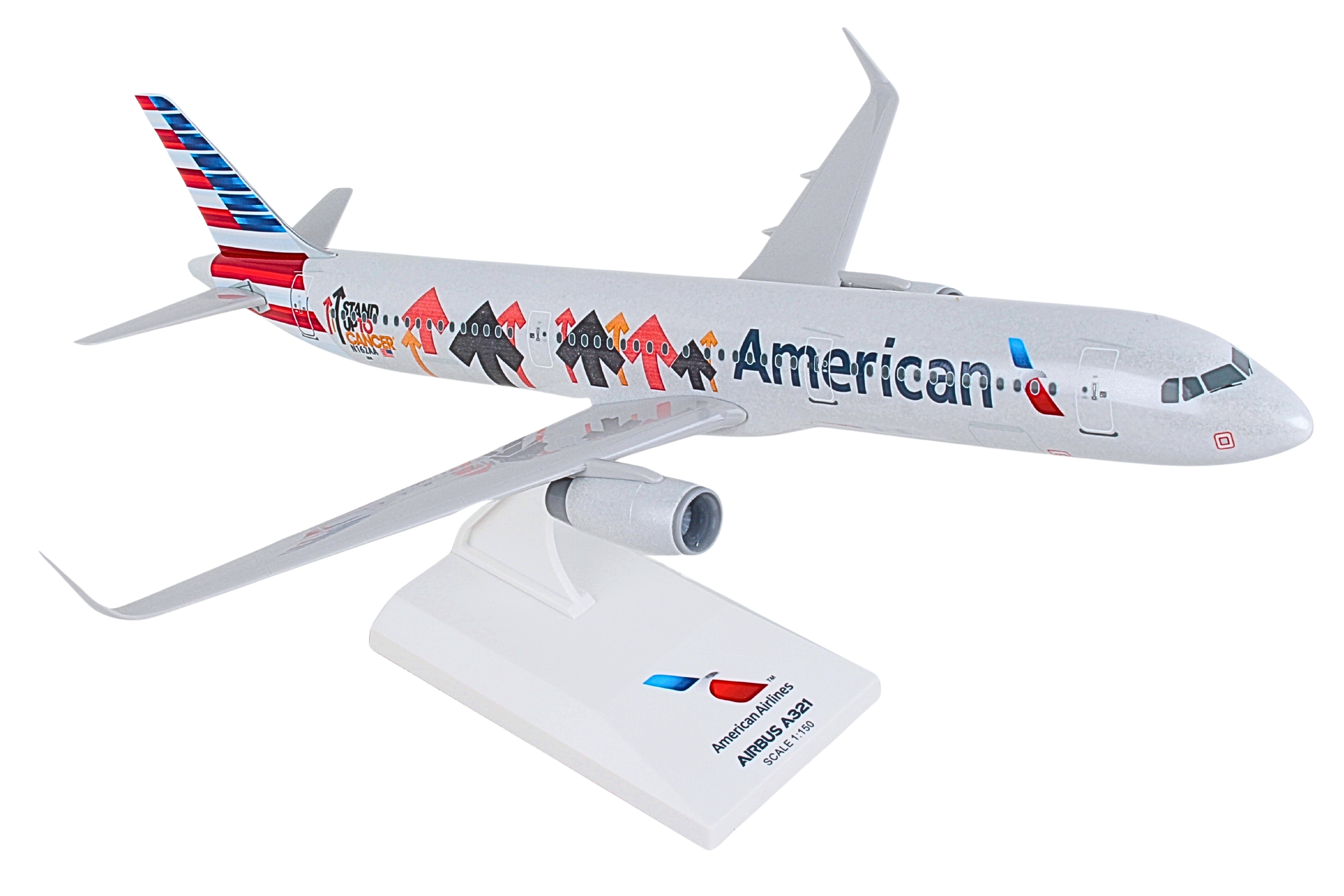 SKYMARKS AMERICAN A321 1/150 STAND UP 2CANCER (**)