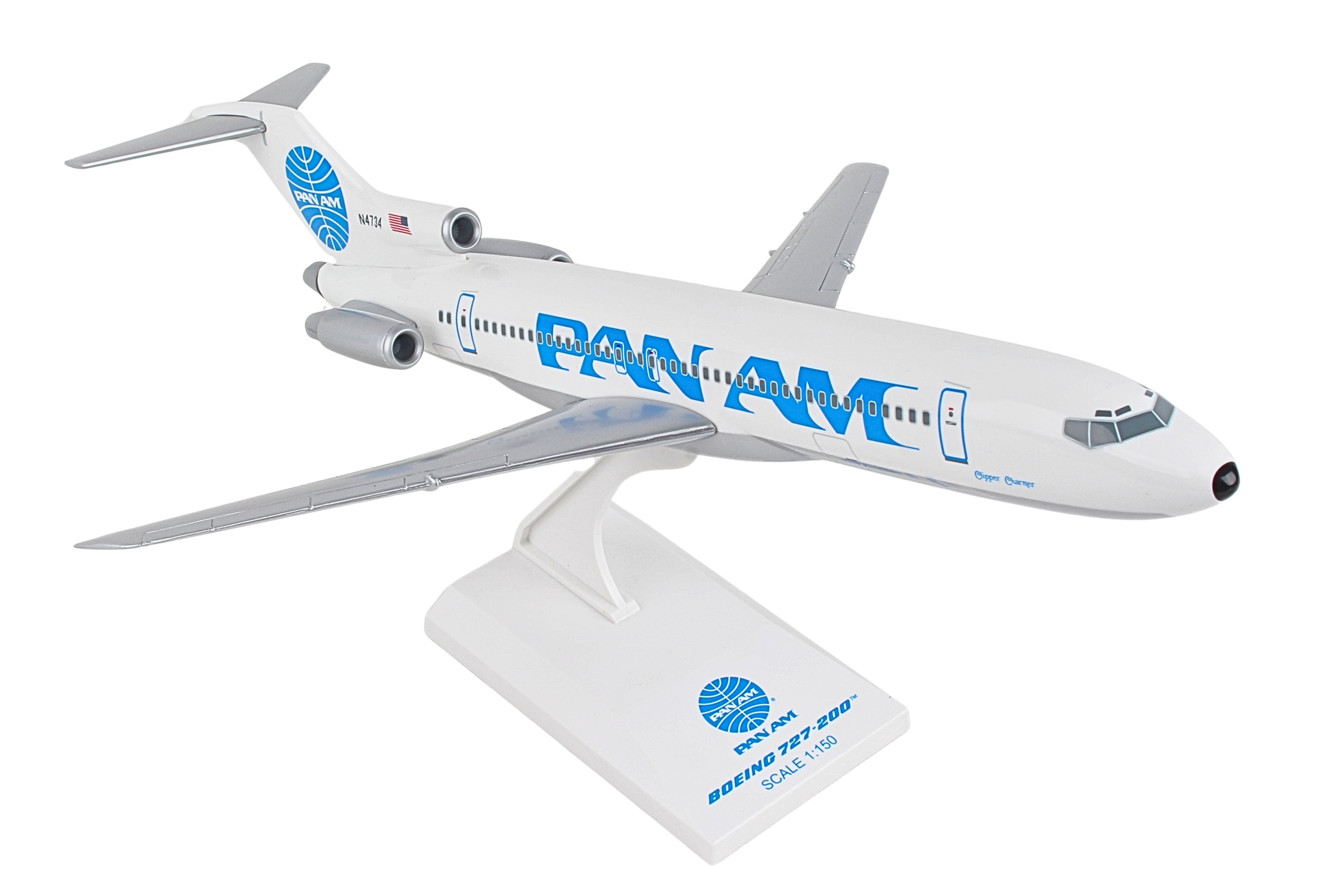 SKYMARKS PAN AM 727-200 1/150 CLIPPER CHARMER REG#N4734