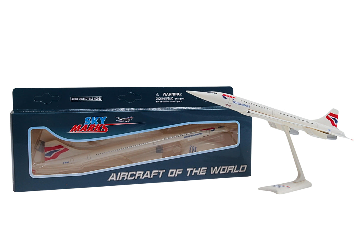 SKYMARKS BRITISH CONCORDE 1/250 The Airplane Shop.