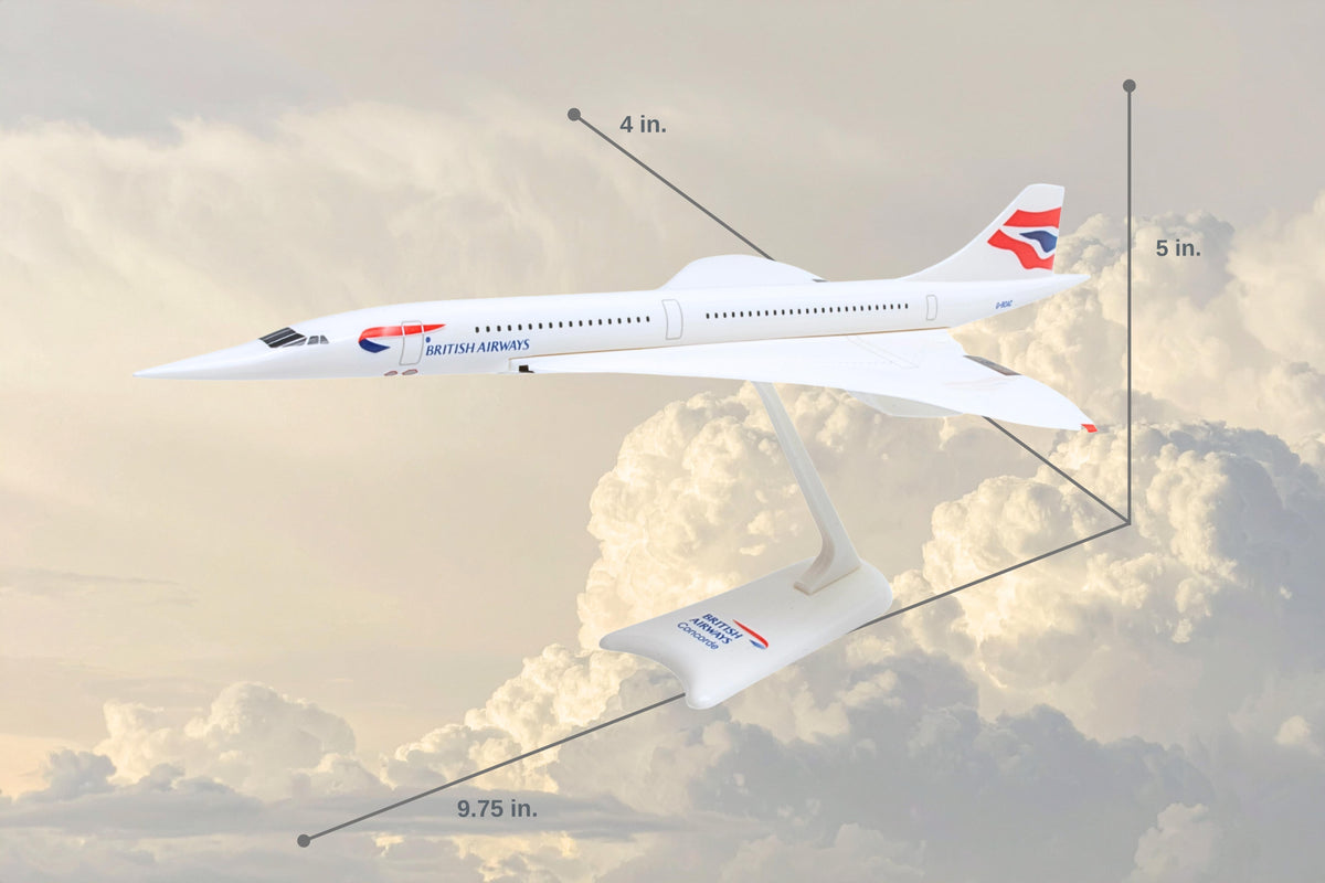 SKYMARKS BRITISH CONCORDE 1/250 The Airplane Shop.