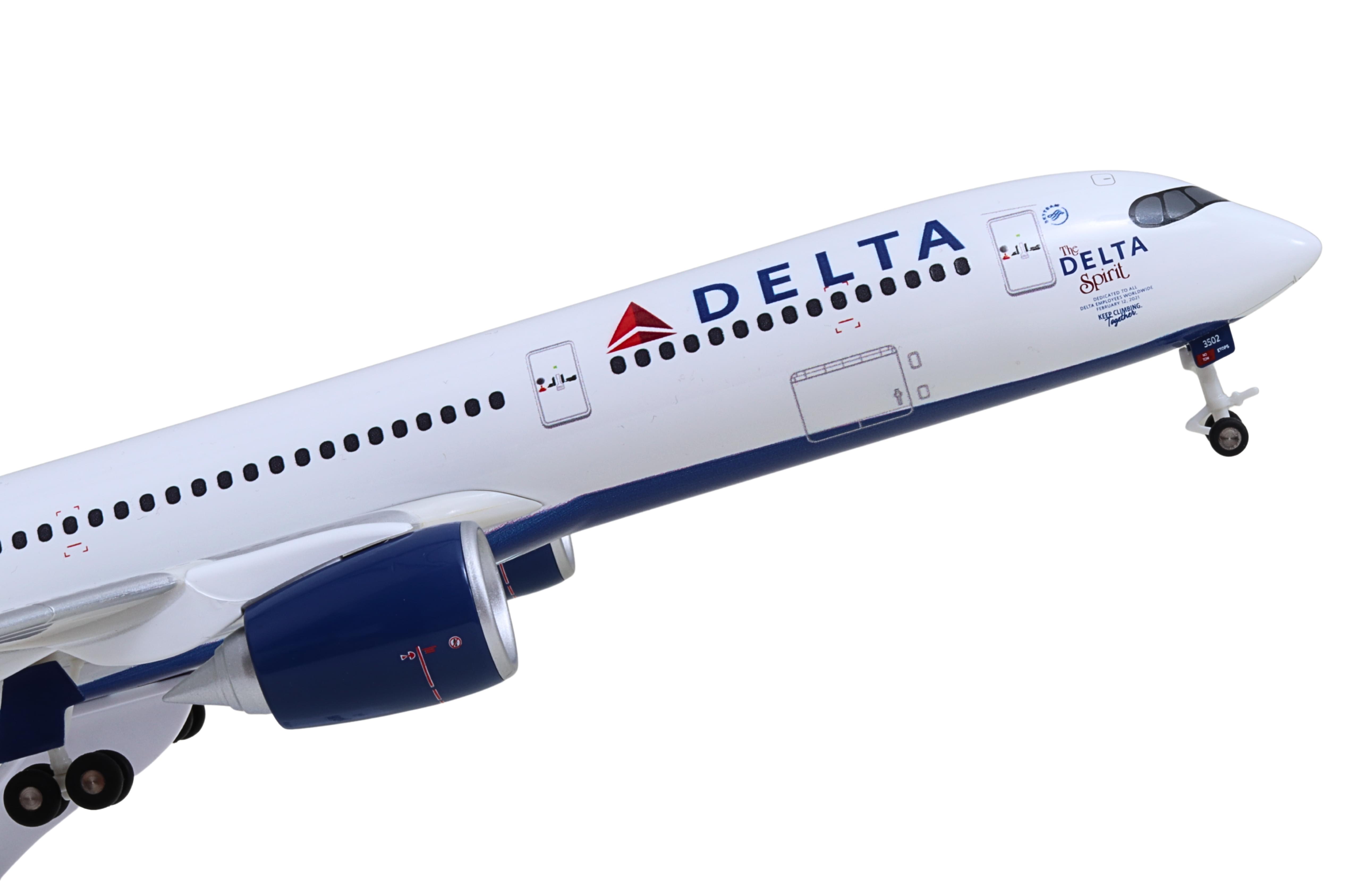SKYMARKS DELTA A350-900 1/200 THE DELTA SPIRIT W/GEAR The Airplane Shop.