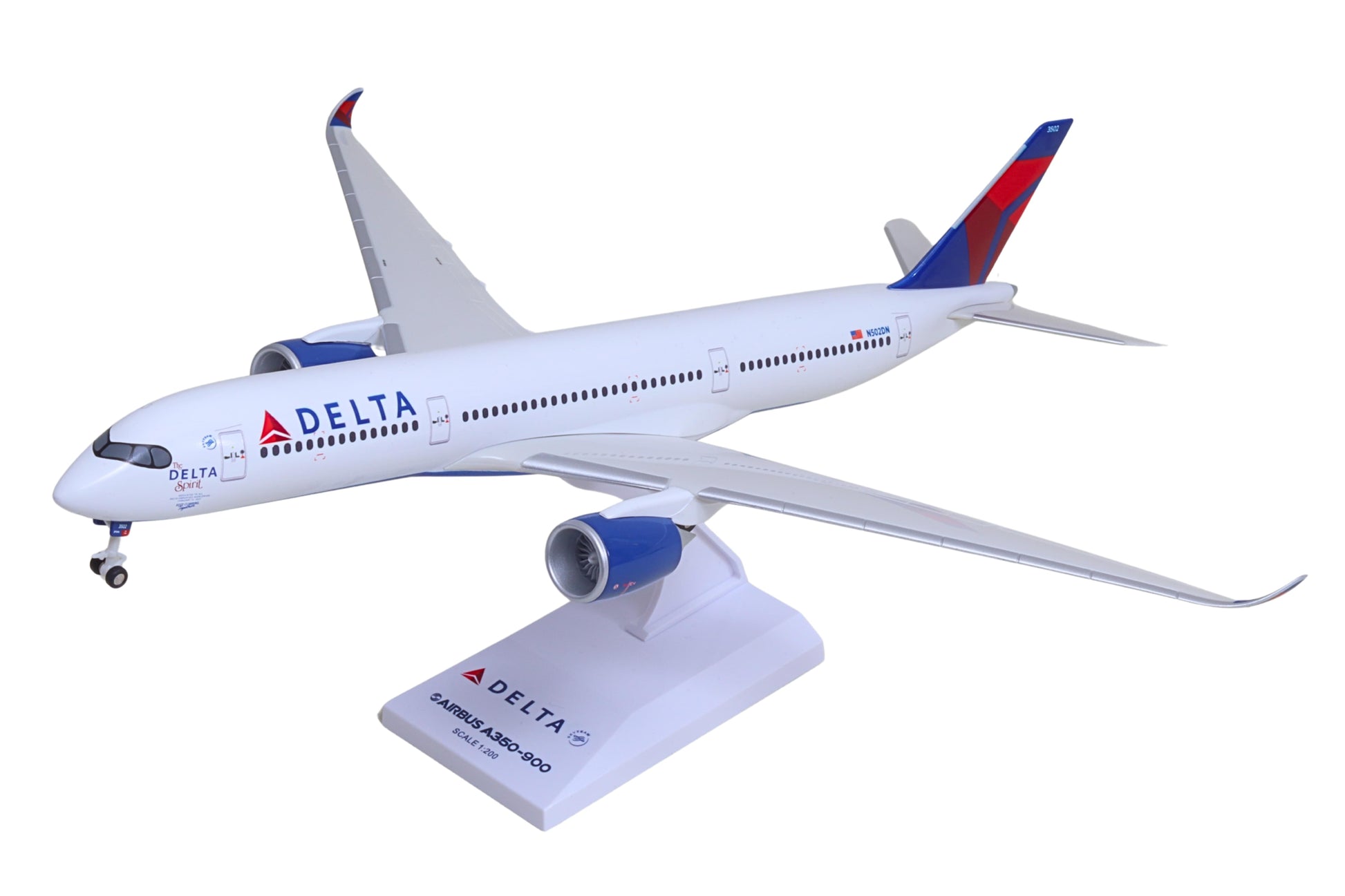 SKYMARKS DELTA A350-900 1/200 THE DELTA SPIRIT W/GEAR The Airplane Shop.