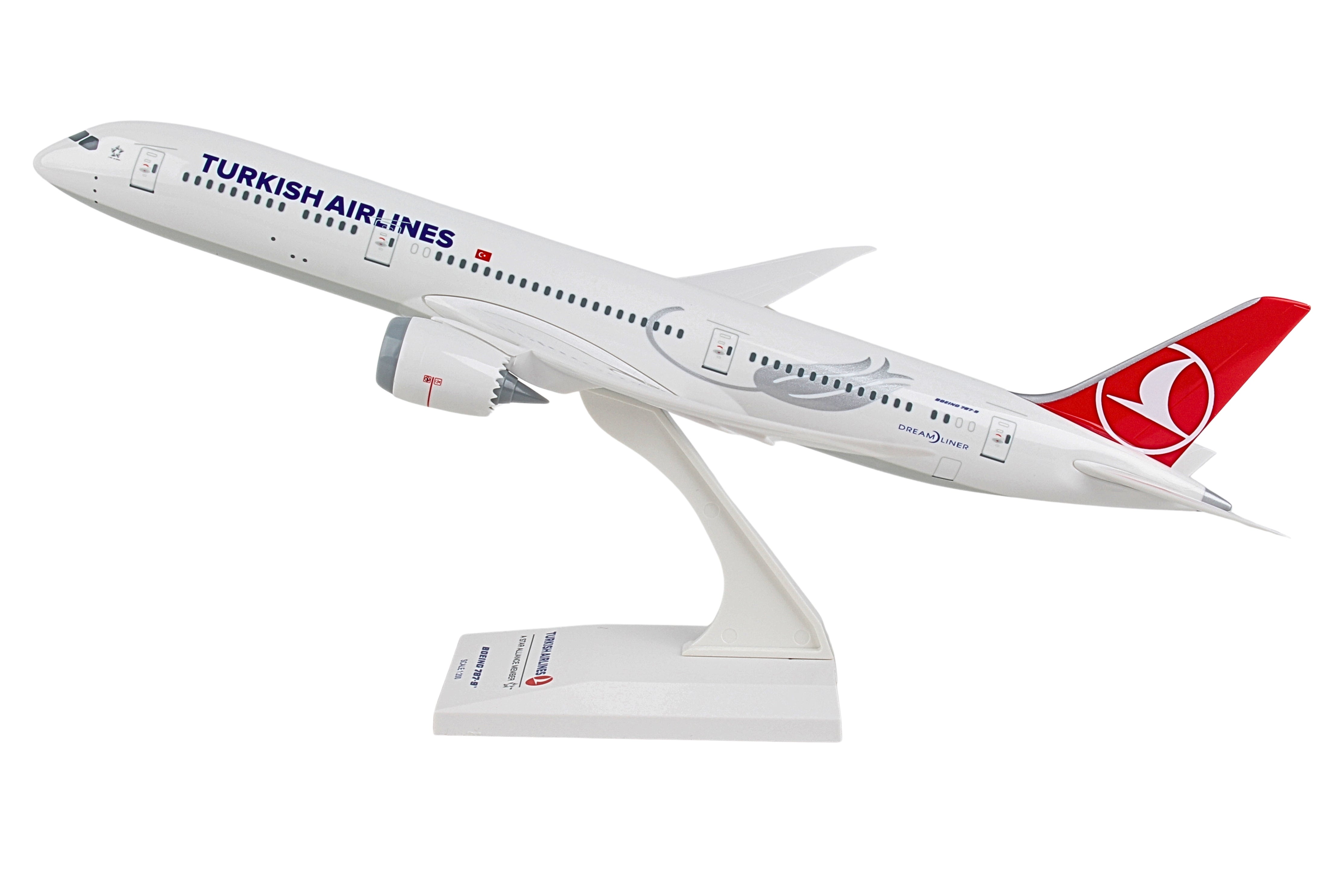 トルコ航空　TURKISH AIRLINES B 787-9 1:200モデル SKYMARKS TURKISH 787-9 1/200