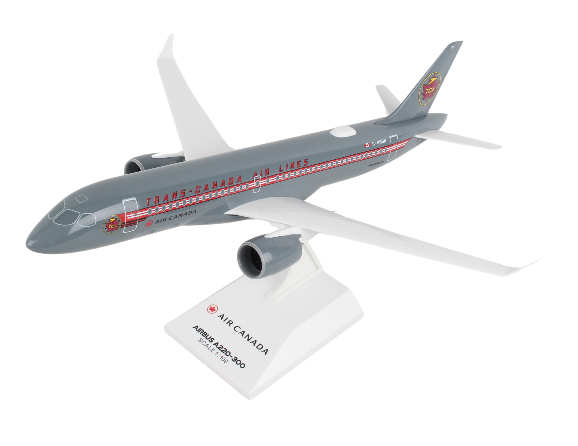 SKYMARKS AIR CANADA A220-300 1/100 RETRO TCA (**)