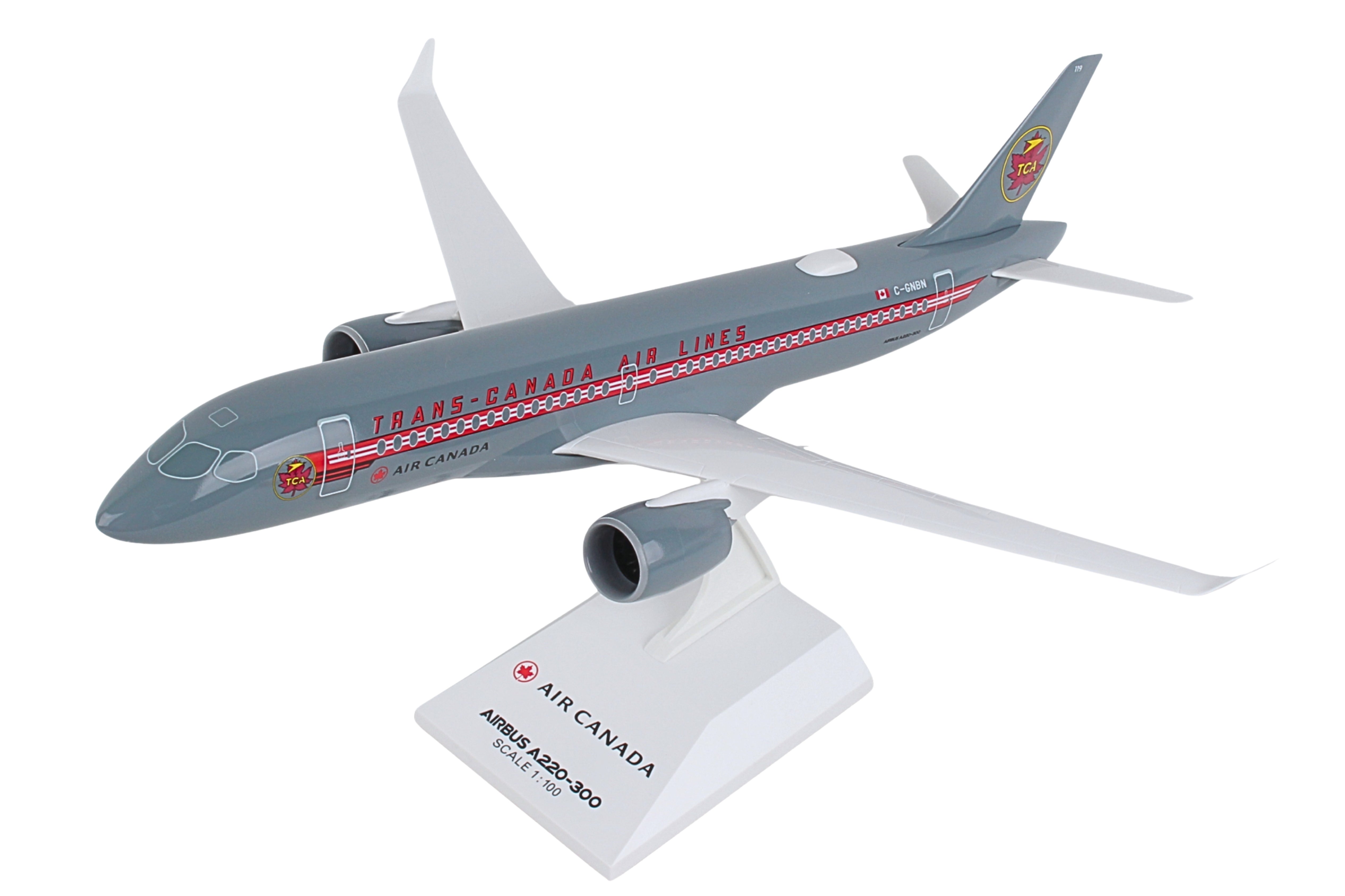 SKYMARKS AIR CANADA A220-300 1/100 RETRO TCA (**)