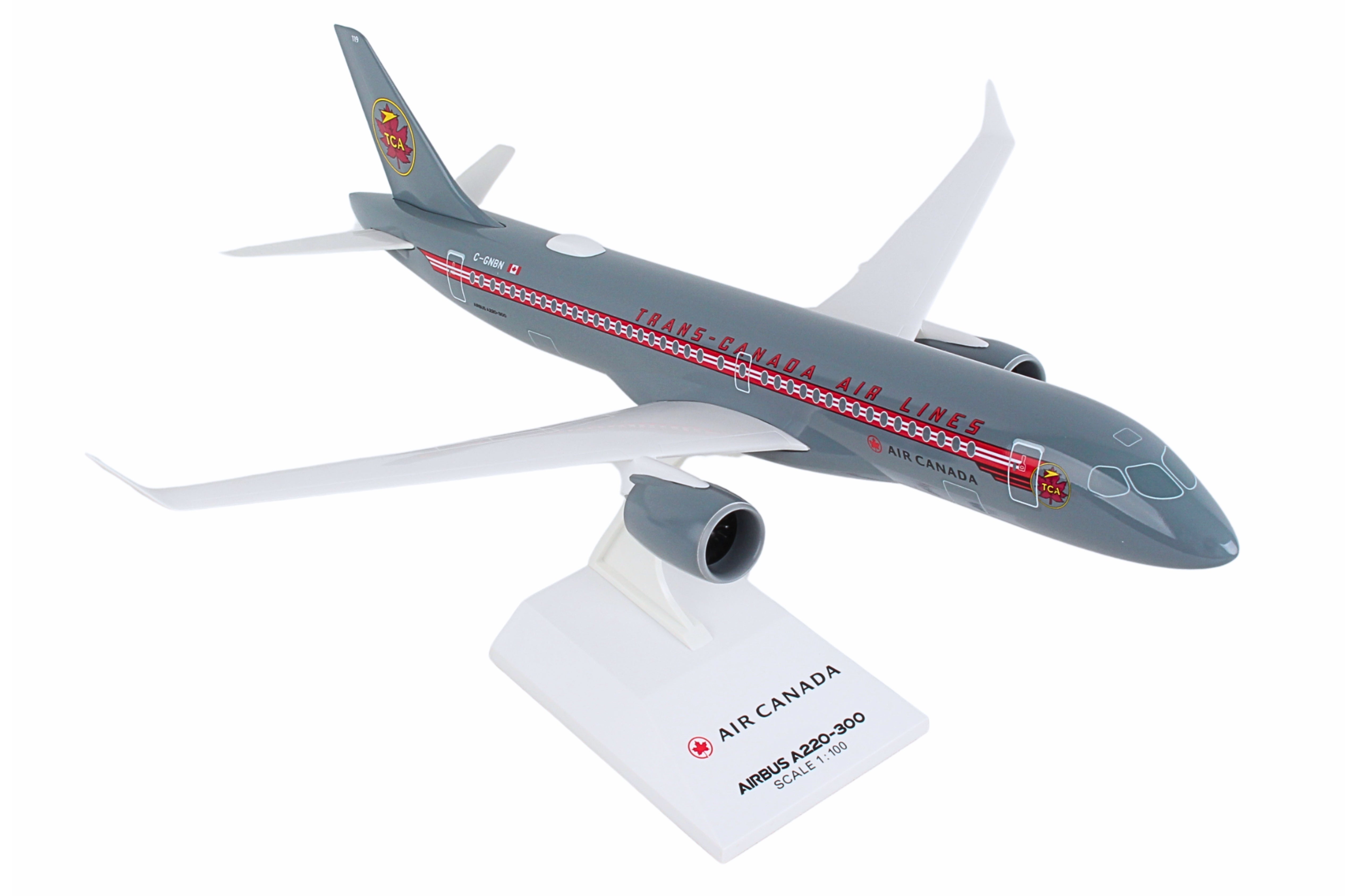 SKYMARKS AIR CANADA A220-300 1/100 RETRO TCA (**)