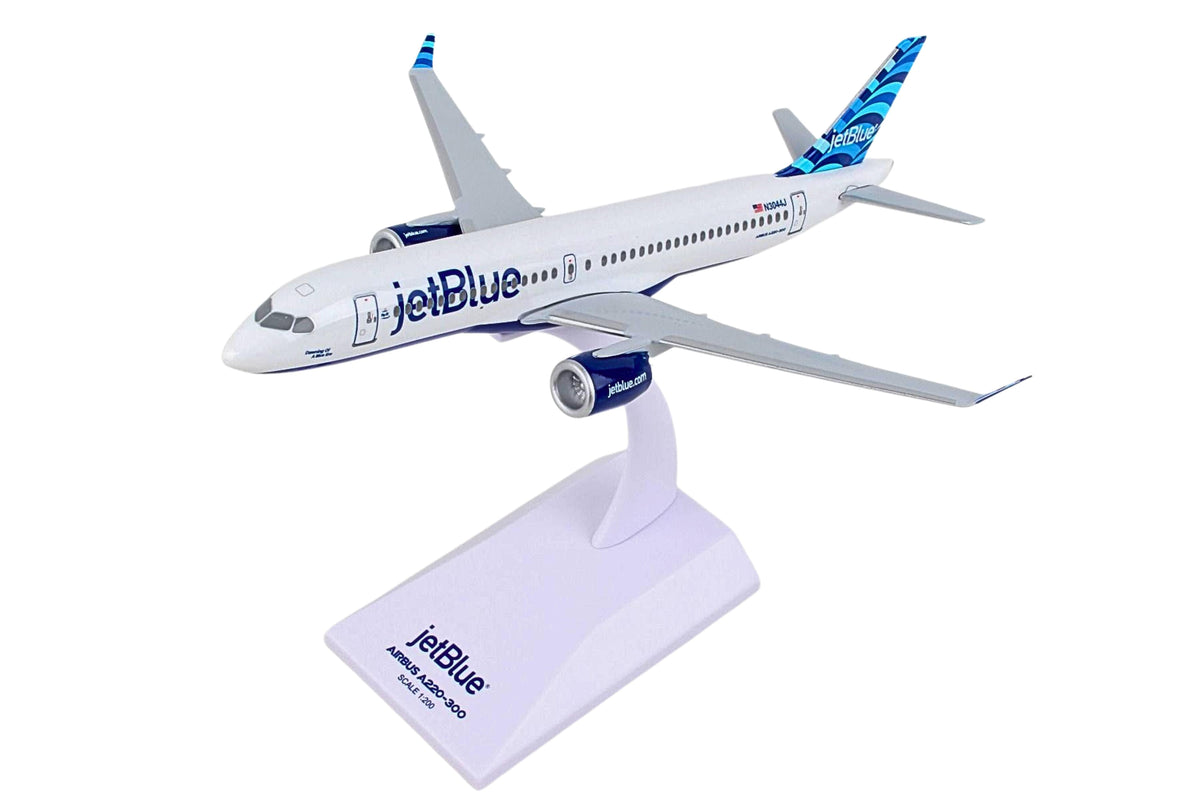 SKYMARKS JETBLUE A220-300 1/200 DAWNING OF A BLUE ERA (**) The Airplane Shop.