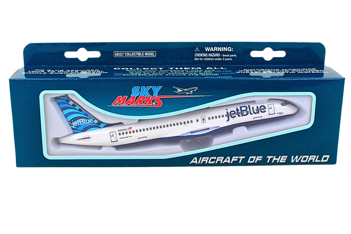SKYMARKS JETBLUE A220-300 1/200 DAWNING OF A BLUE ERA (**) The Airplane Shop.