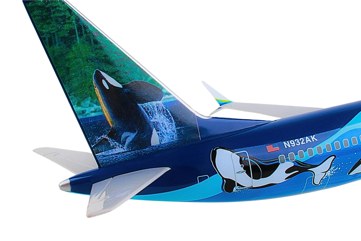 SKYMARKS ALASKA 737MAX9 1/130 ORCA The Airplane Shop.