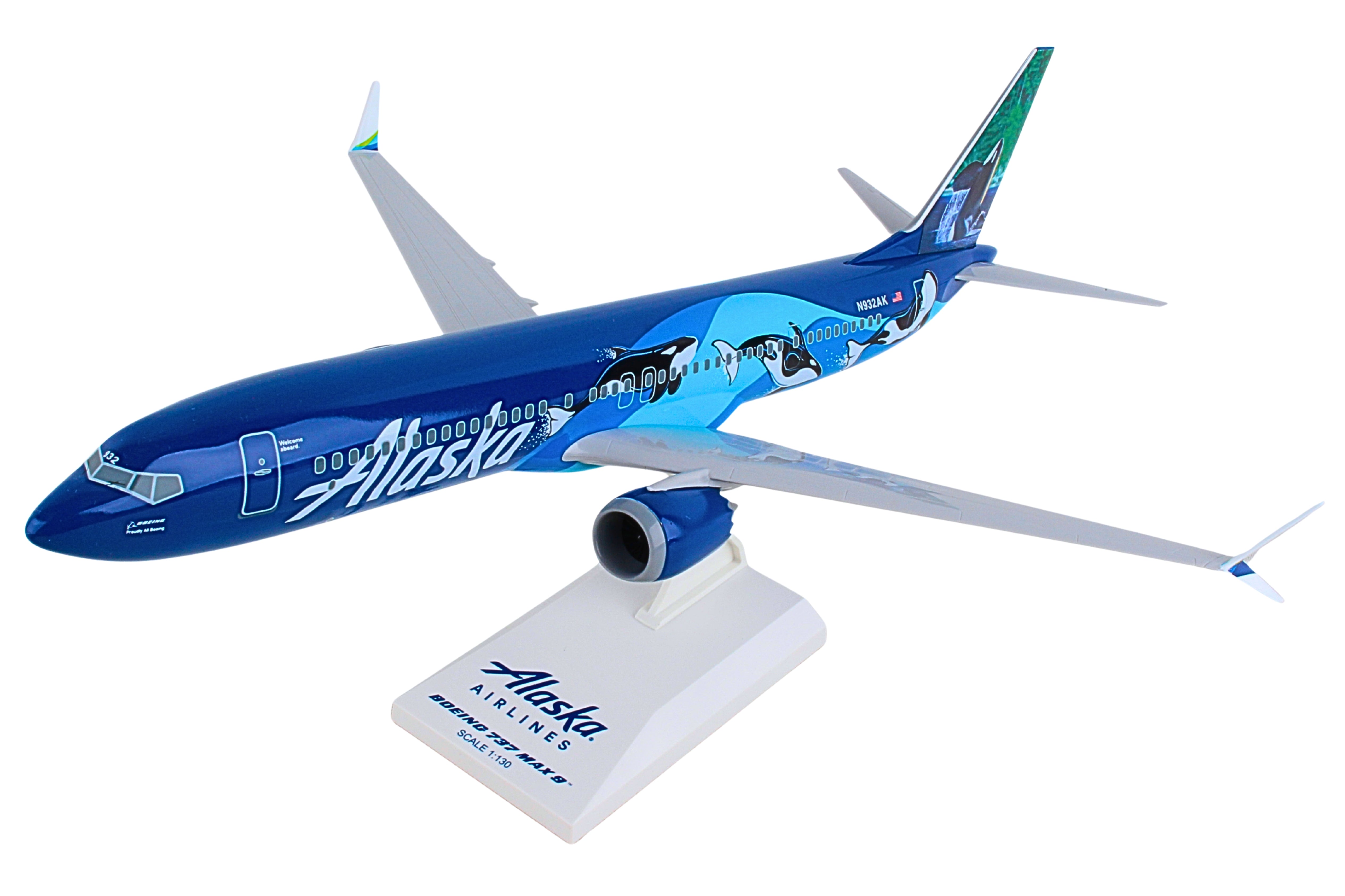 SKYMARKS ALASKA 737MAX9 1/130 ORCA