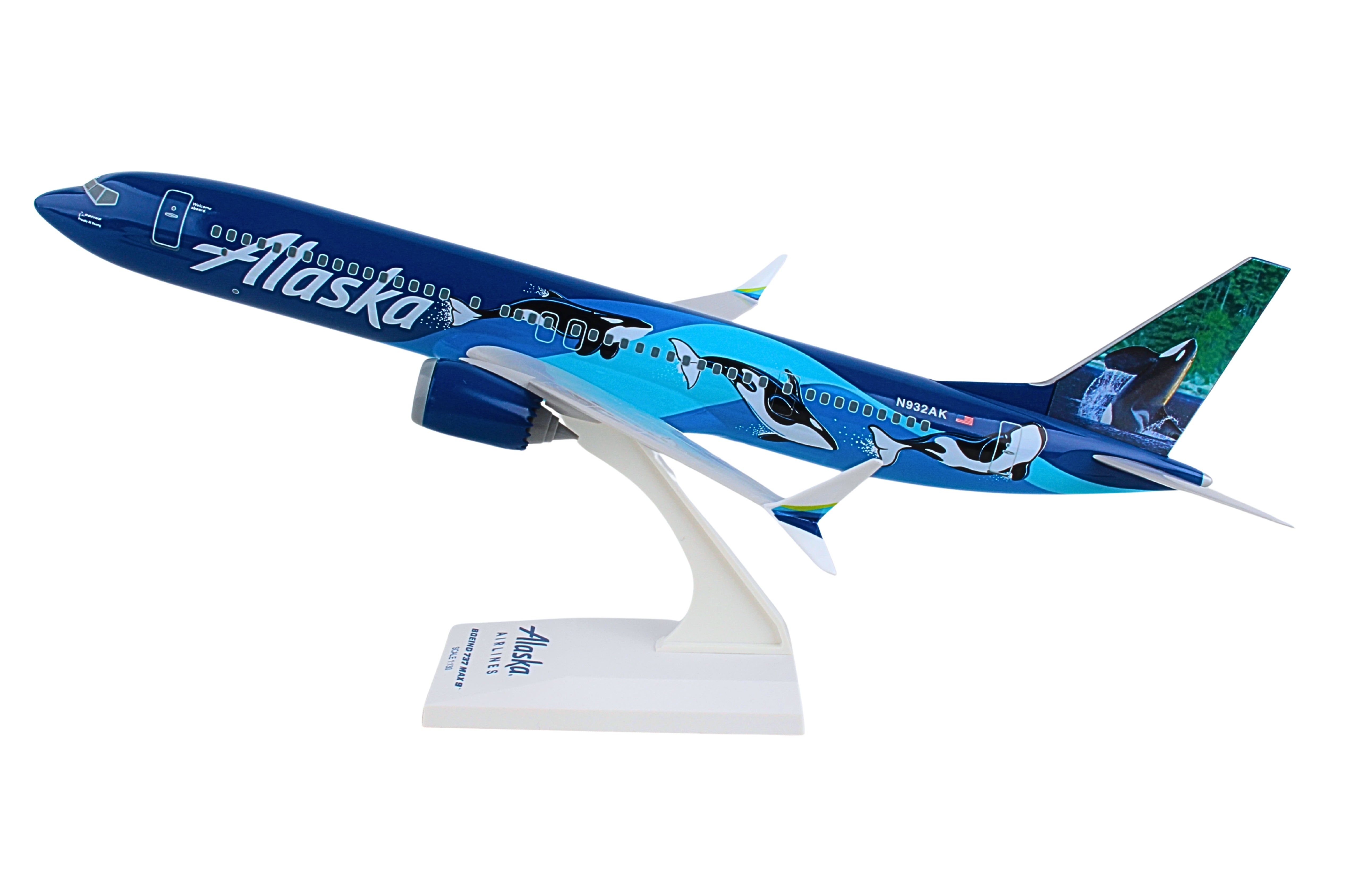 SKYMARKS ALASKA 737MAX9 1/130 ORCA