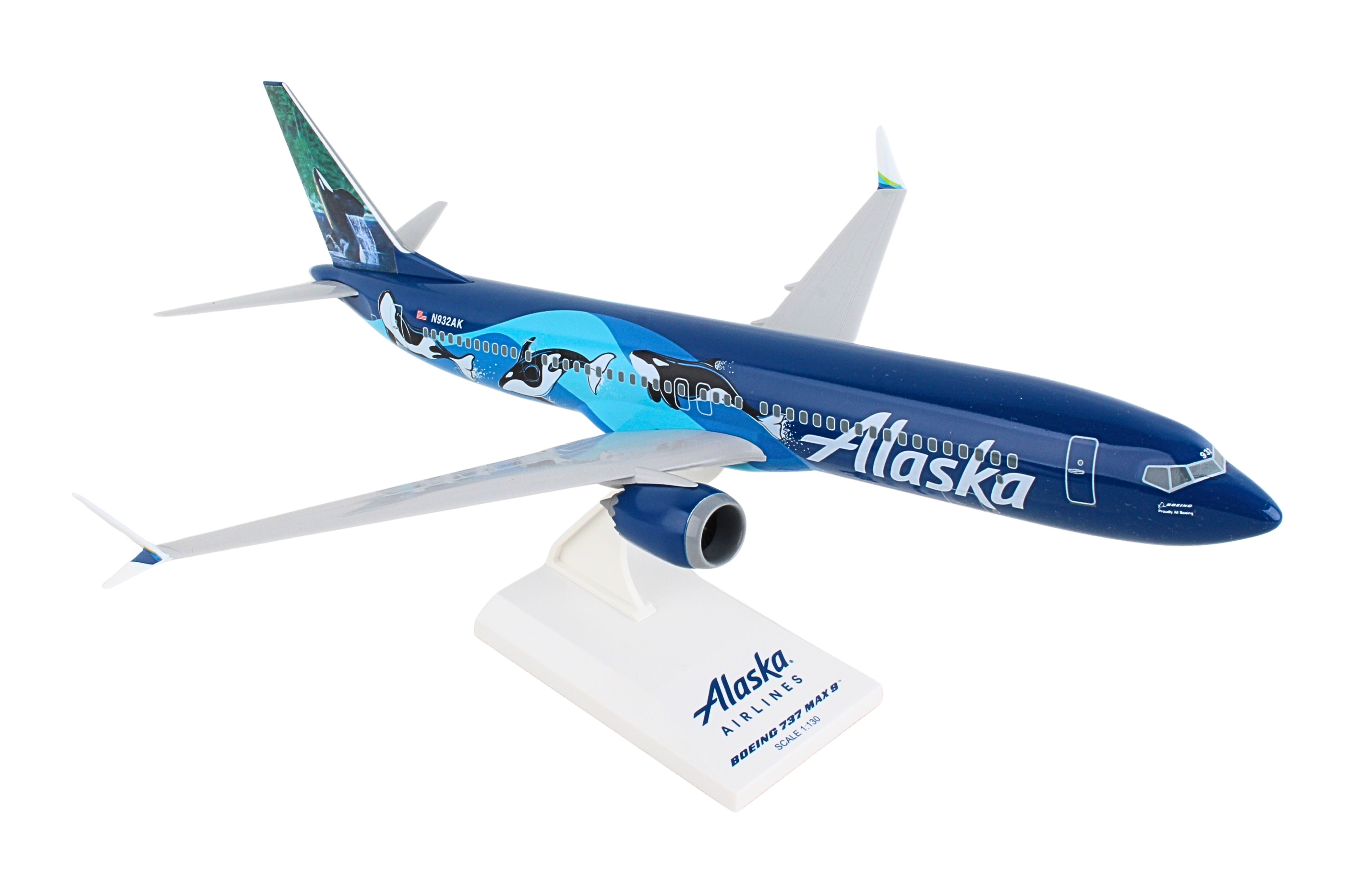 SKYMARKS ALASKA 737MAX9 1/130 ORCA