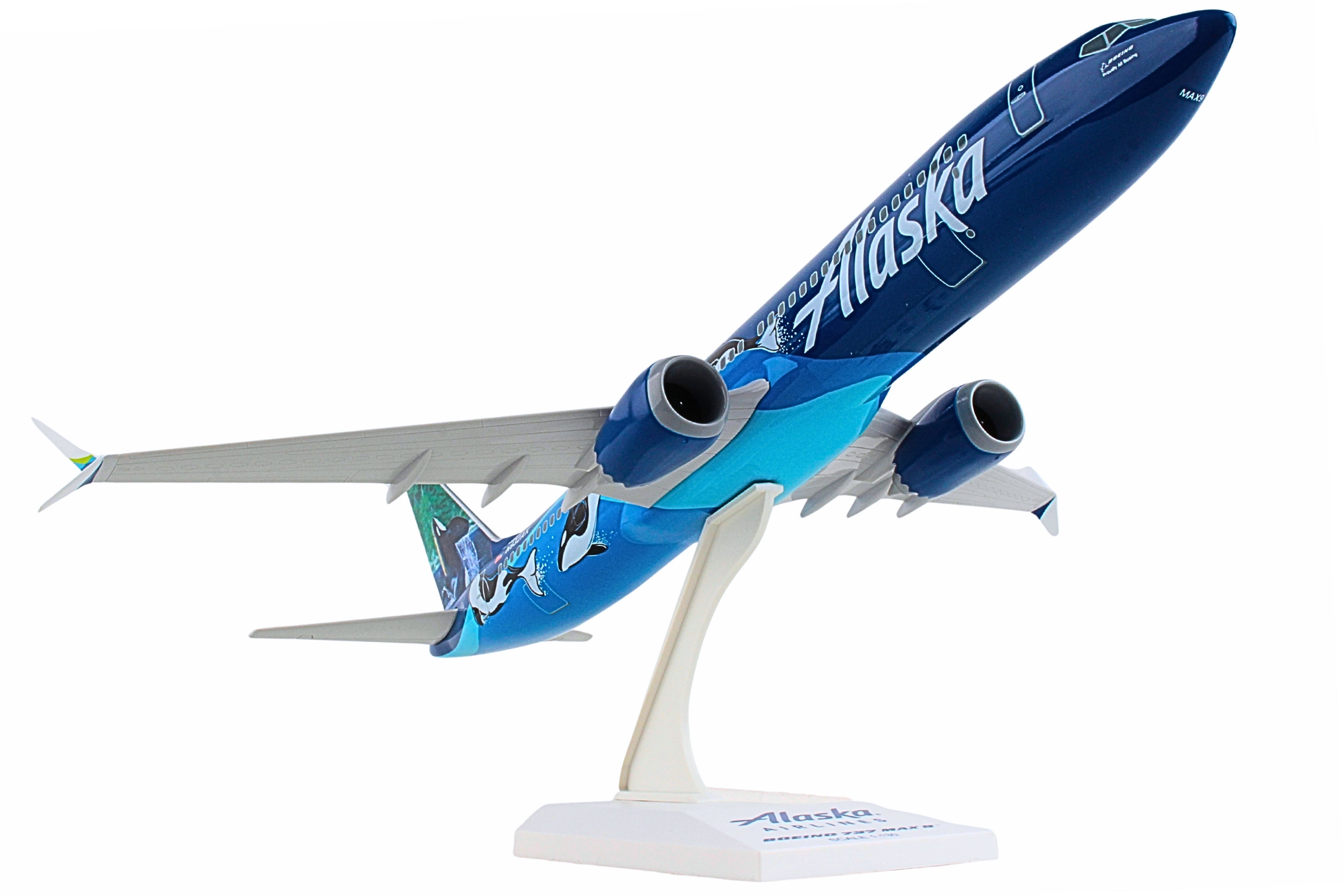 SKYMARKS ALASKA 737MAX9 1/130 ORCA