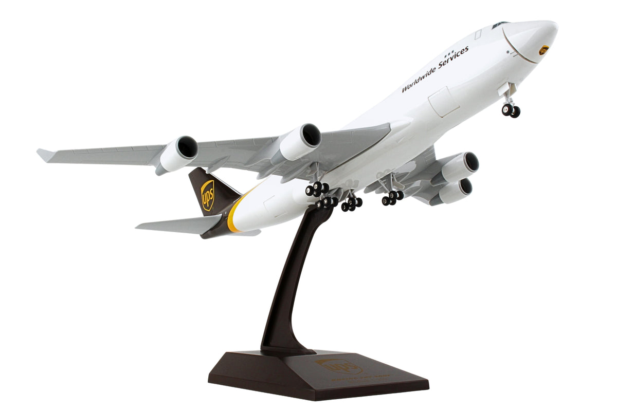 SKYMARKS UPS 747-400F 1/200 W/GEAR & OPENING DOORS (**) The Airplane Shop.