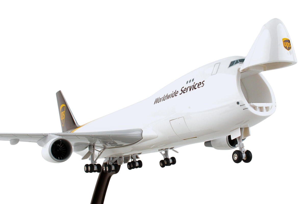 SKYMARKS UPS 747-400F 1/200 W/GEAR & OPENING DOORS (**) The Airplane Shop.