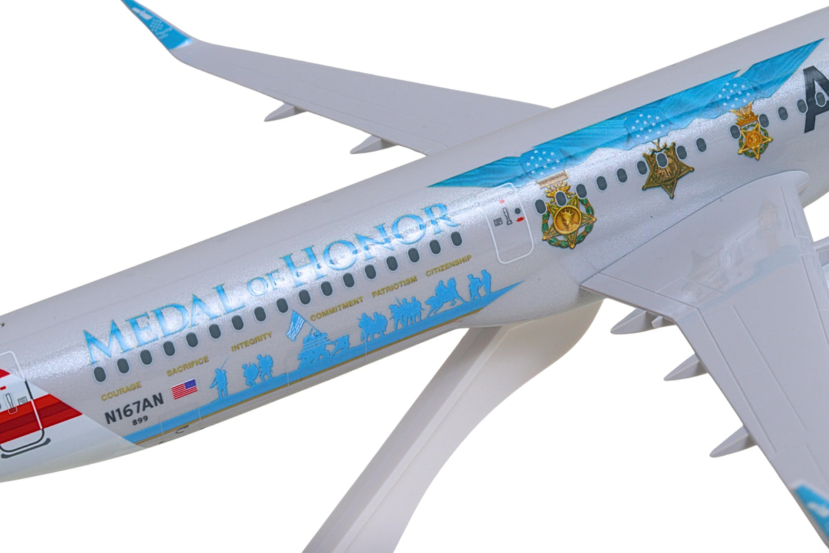 SKYMARKS AMERICAN A321 1/150 MEDAL OF HONOR The Airplane Shop.