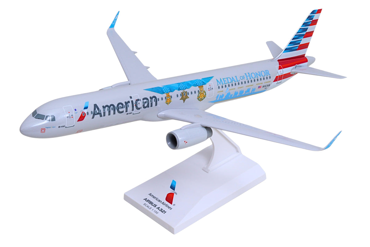 SKYMARKS AMERICAN A321 1/150 MEDAL OF HONOR The Airplane Shop.
